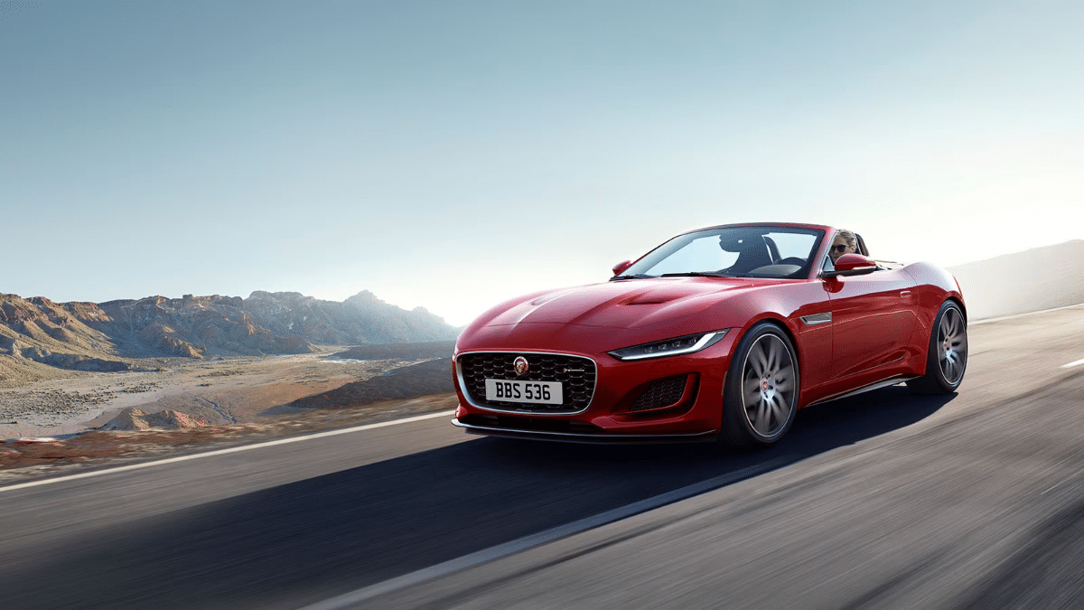2024 Jaguar F-Type sports car promotional offer
